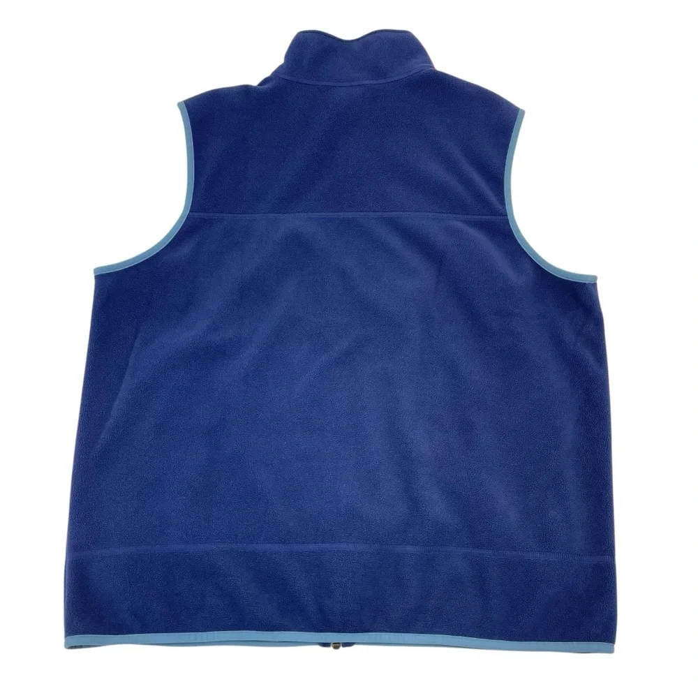 L.L. Bean Polartec Fleece Vest Large Indigo/Blue